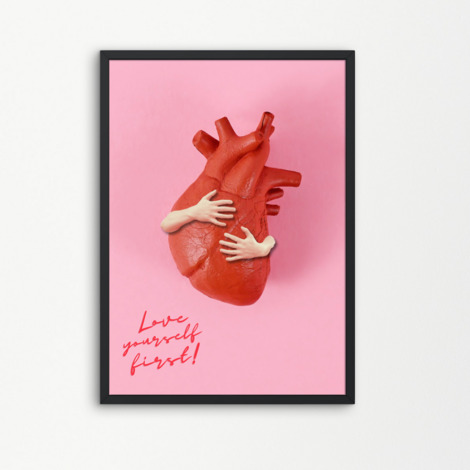 Plakat #LoveYourselfFirst